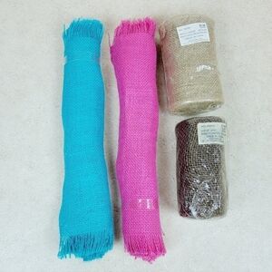 Colorful Burlap Fabric Rolls